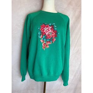 Vintage Christmas Sweater Crewneck 90s Sweater